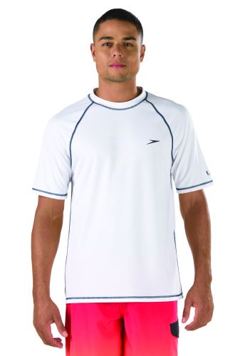 Speedo Men's UPF 50+ Short-Sleeve Rashguard