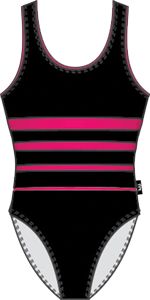 TYR Mastectomy Solid Aqua Tank w/ Stripe Panel - MATSP